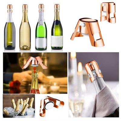 Stainless Steel Champagne Bottle Stopper Leak-proof Lock German Design Freshness-preserving Bottle Cap