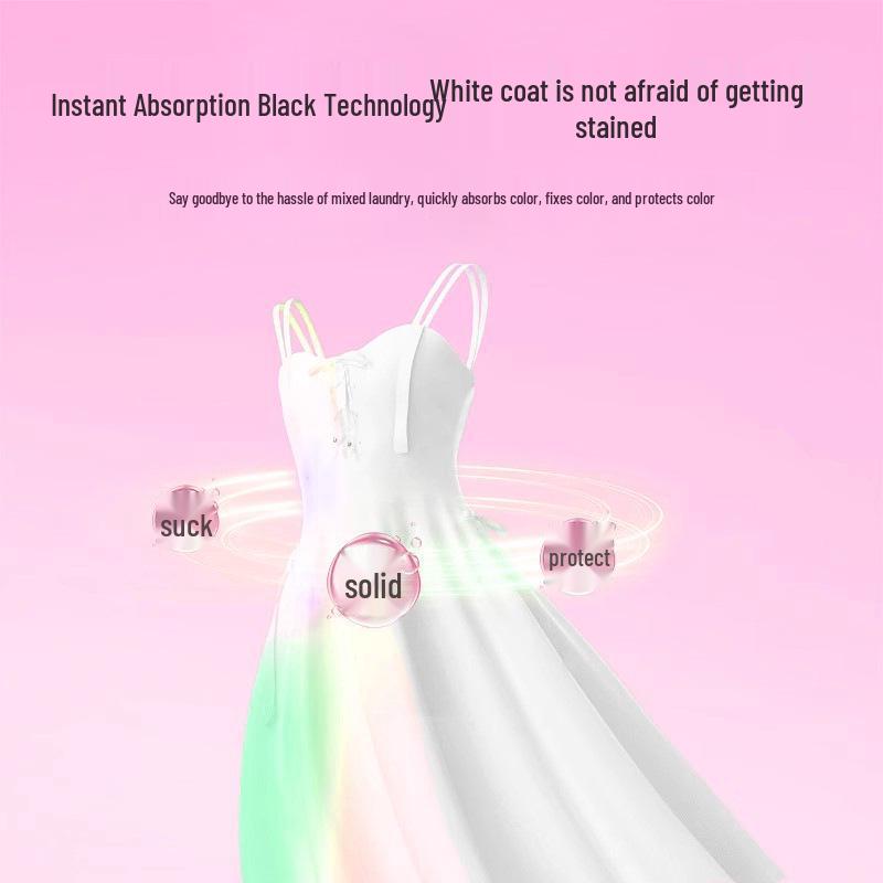 Anti-Bleed Color Absorbing Laundry Sheets: Prevent Dye Transfer In Wash with Color Separator Sheets.