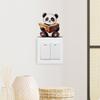 Cartoon Panda Switch Sticker Wall Sticker Waterproof Self-Adhesive Removable Home Decor Art