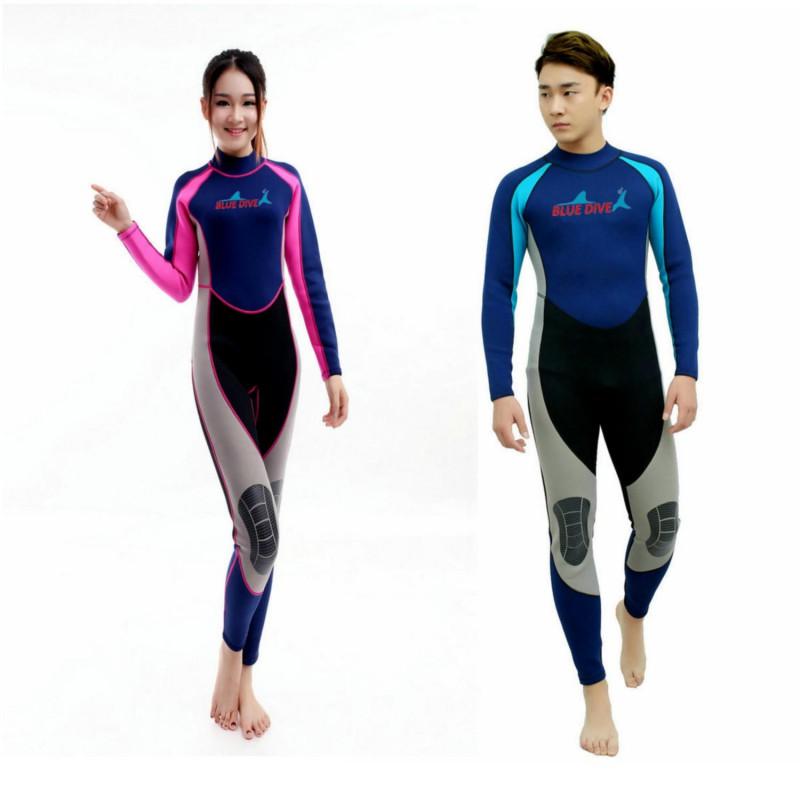 2mm Neopren Neoprenanzug Herren Damen Ganzkörper Wärme Schnorcheln Schwimmen Freitauchen In Kaltem Wasser