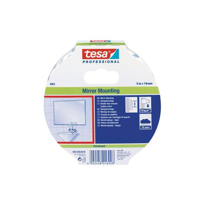 Oboustranná lepicí páska s pěnovou podložkou tesafix 4952 - 5m x 19mm, bílá (Par 16)