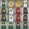 Maglia da Basket da Uomo Stile Seattle SuperSonics 20 35 40 Cucita Maglia Sportiva di Squadra Abbigliamento per Partite di Allenamento