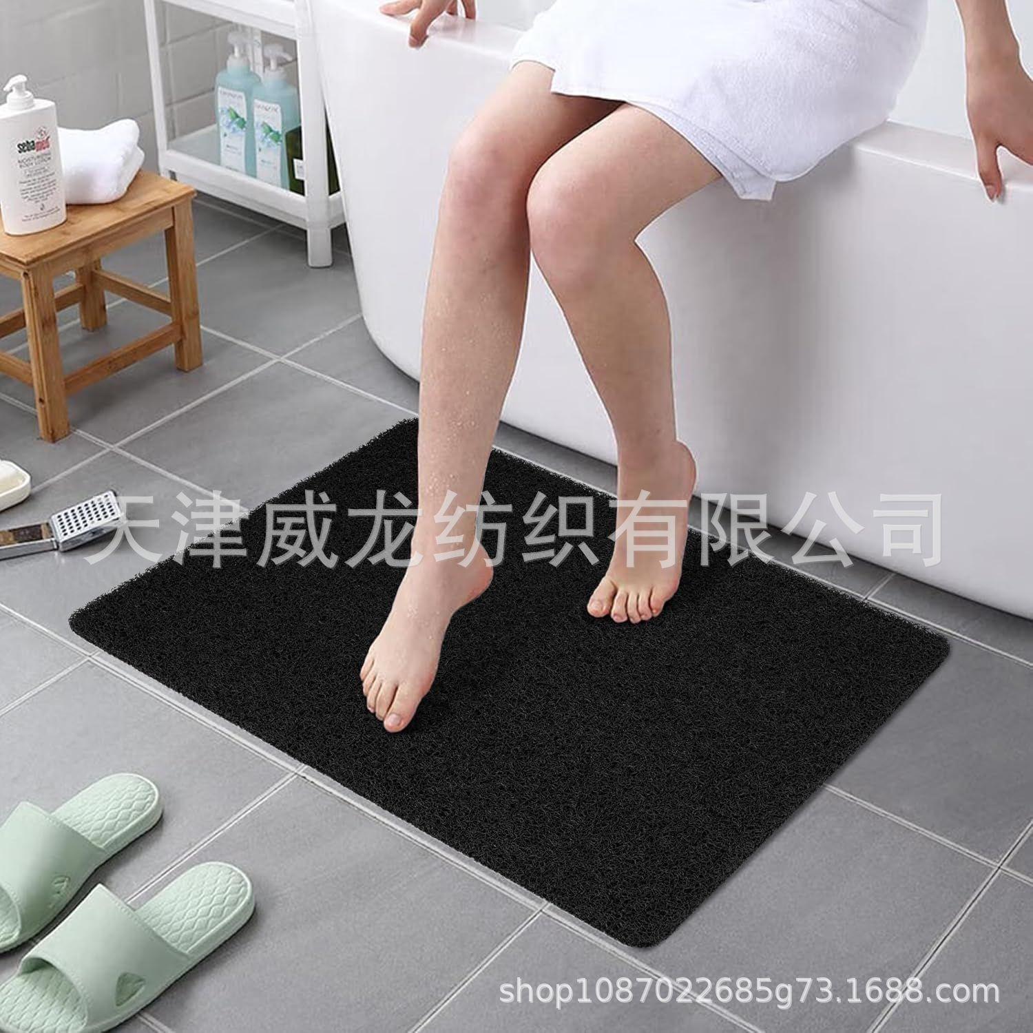 PVC Hollow Non-Slip Anti-Fall Massage Bath Shower Floor Mat Washable (as the picture,4060cm)