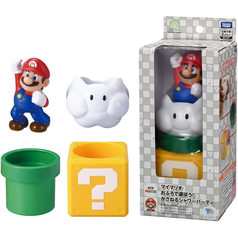 TAKARA TOMY (TAKARA TOMY) My Mario Let s play in the bath! Kasaneru shower party
