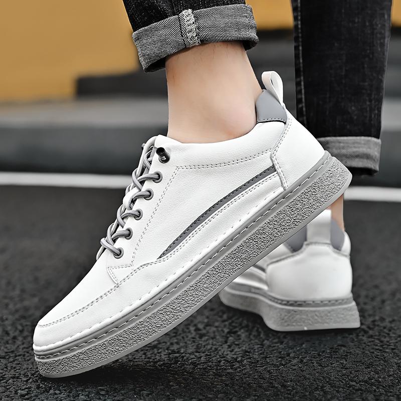 Fashion Color Matching Male Board Shoes Lace Up Outdoor Shoes for Men Vulcanize Shoes Hot Sale Man Sneakers Lightweight Men Casual Shoes