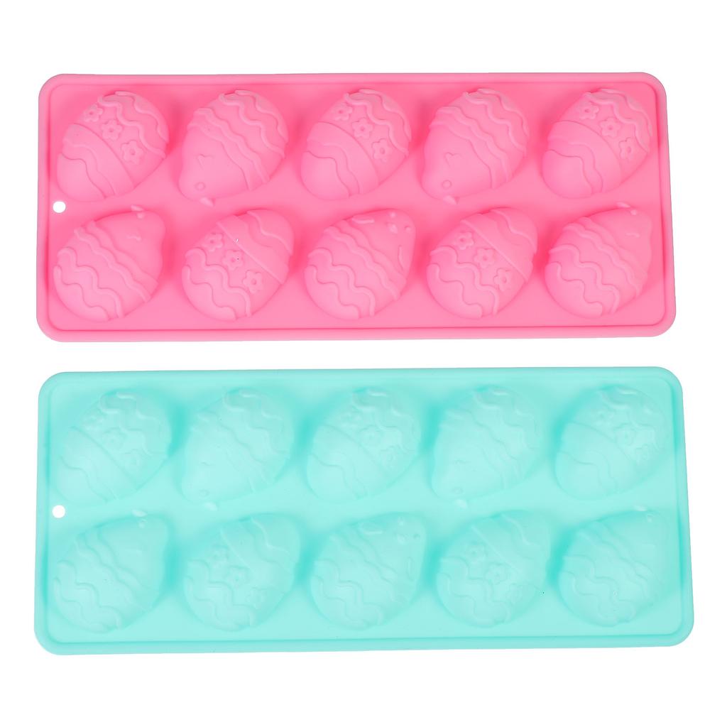 2 Pcs Cake Baking Mold Friends Gift Chocolate Mould Eggs Professional Shop Dinosaur Silica Gel Candy Dessert Decoration