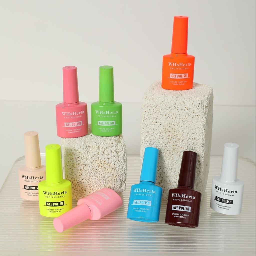 Set di Smalti Gel per Unghie 6 Colori Nuovi Serie di Tendenza di Alta Gamma Lunga Durata Lucido Asciugatura Rapida Gel per Unghie Formula Non Tossica Kit Professionale per Unghie