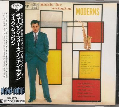 CD DICK JOHNSON QUARTET - Music For Swinging Moderns EJD3078 Emarcy 1990 Japan Jazz Used
