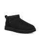 Ugg [Women] Overlock Stitch Ultra Mini Boots (Classic Ultra Mini) - Black / 1116109-Blk