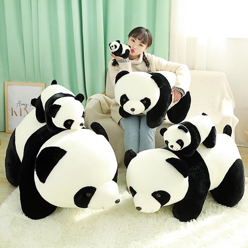 Neue süße Baby-Panda-Plüschtierpuppe, weiches Plüschtierkissen, süße Puppe, Junge/Mädchen, Plüschtier, Geschenk, Heimdekoration