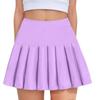 Girls' High-Waist Skirt Drawstring Layered Ruffle Skirt With Pockets