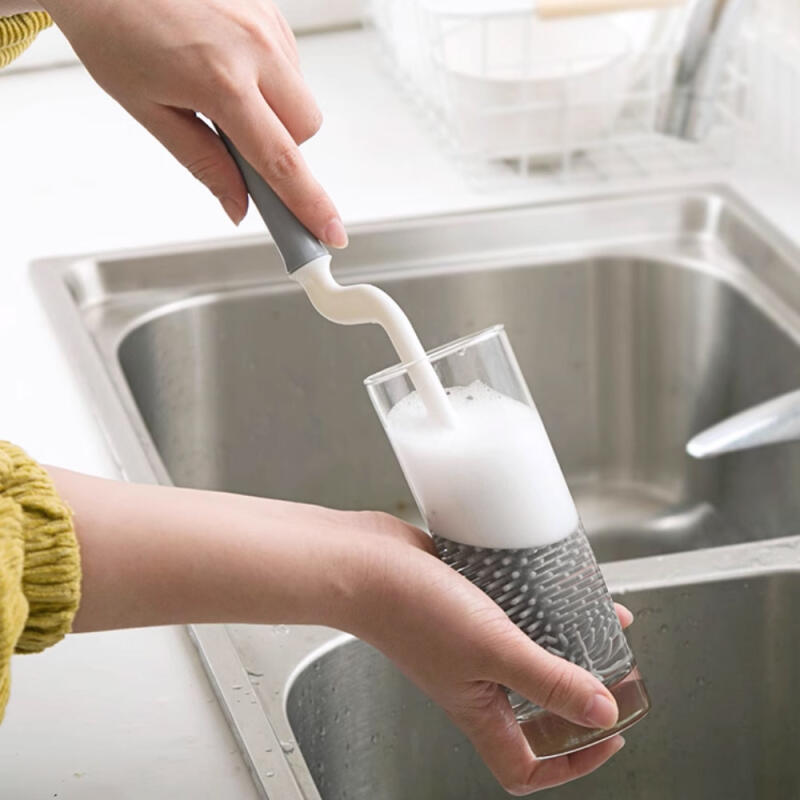 Premium Silicone Bottle Cleaning Brush 3-piece Set
