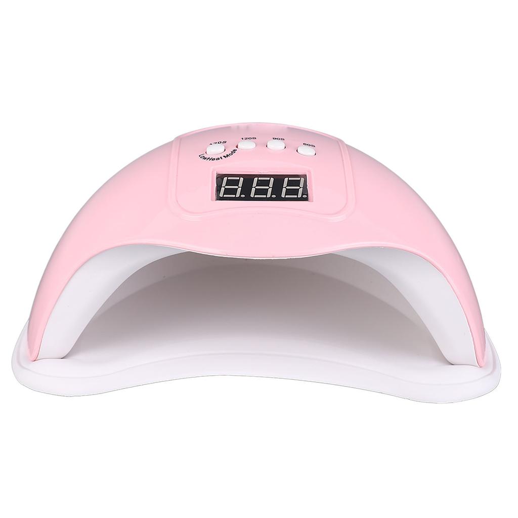 Digital Nail Dryer 24pcs Light Chips 48W Portable Multi Mode USB LED Manicure Lamp Pink