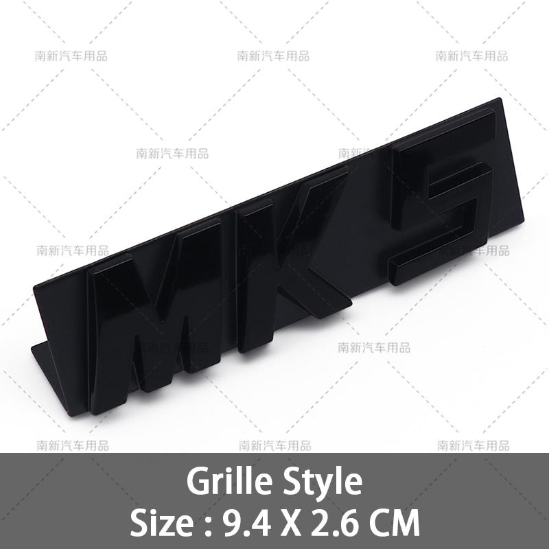 OPQ1 2026 Hot VOLKSWAGEN 3D Black Silver MK5 MK6 MK7 Mk8 Car Front Grill Emblem Car Stickers for Volkswagen VW Golf GTI MK 5 MK 6 Mk