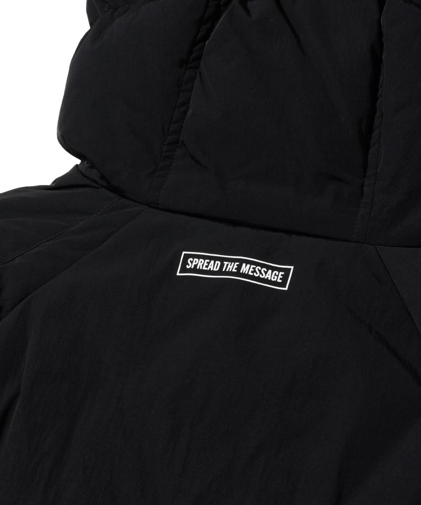 BROWNBREATH Line Down Hoodie Puffer - Black