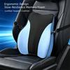 Mesh Lumbar Support Pillow Mesh Breathable Car Headrest Universal Car Neck Pillow  Waist Support