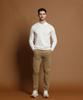 PANICALE White Half-Zip Polo Knit (Type A)
