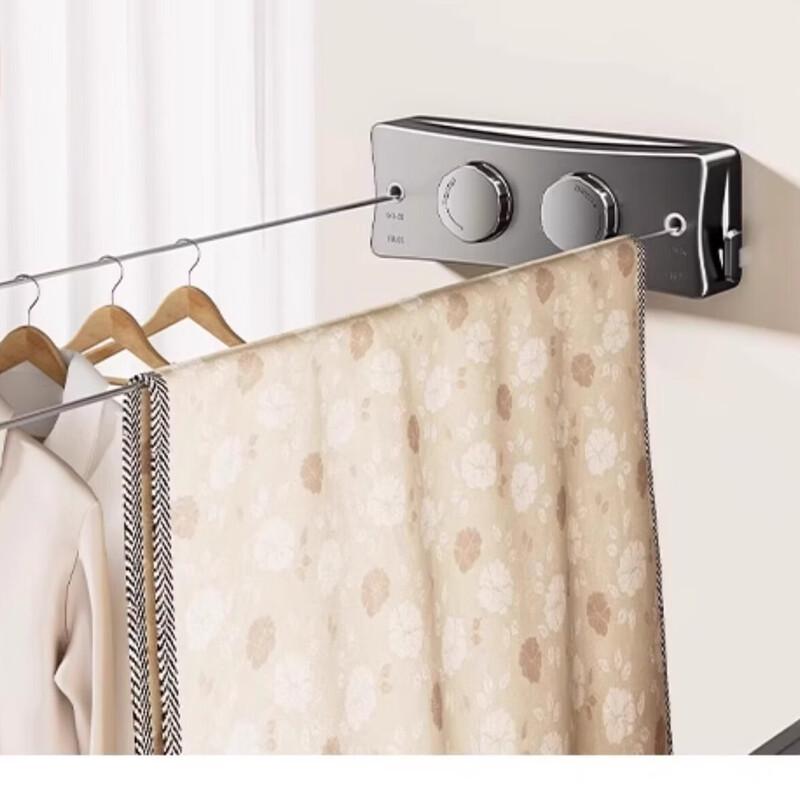 LISM Retractable Indoor Clothesline with Steel Wire