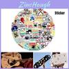50pcs Rock Drum Sticker Set For Guitar Notebook And Suitcase Decoration Waterproof Diy Stickers