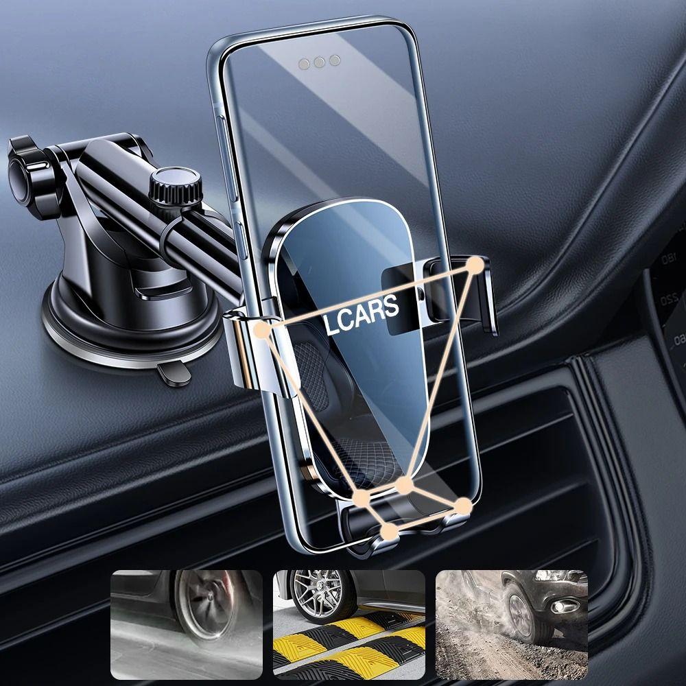 360 Degree Rotating Mobile Phone Holder Console Clip Car Navigation Bracket  Lazy People