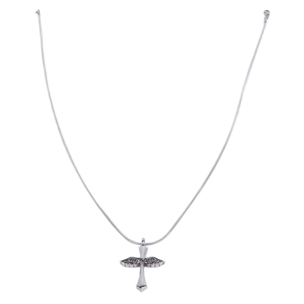 Pendant Necklace Multifunctional Adjustable Chain Length Waterproof Colorfast Cross Necklace for Women Men