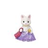 Figurine La Grande Soeur Chat Soie - SYLVANIAN FAMILIES - 6003 - Tenue élégante - Mixte - A partir de 3 ans