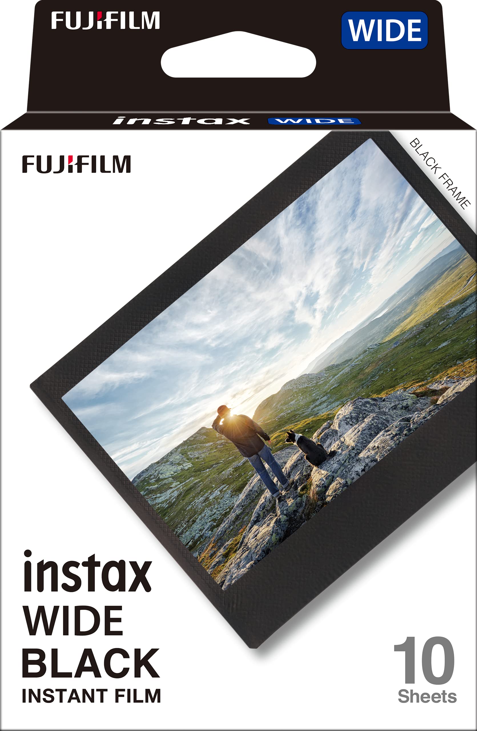 

Fujifilm FUJIFILM Instant Camera Instax Wide Film 10 шт. Черная рамка INSTAX WIDE BLACK FRAME WW 1