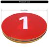 Numbered Spots Marker Flat Floor Spots Markers for Field and Courts Marking Fitness Agility Training Sport Game Exercise