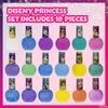 TownleyGirl Disney Princess [18-Piece Peel-Off Nail Polish Set In Box] Kids' Nail Polish - Beauty and the Beast Belle