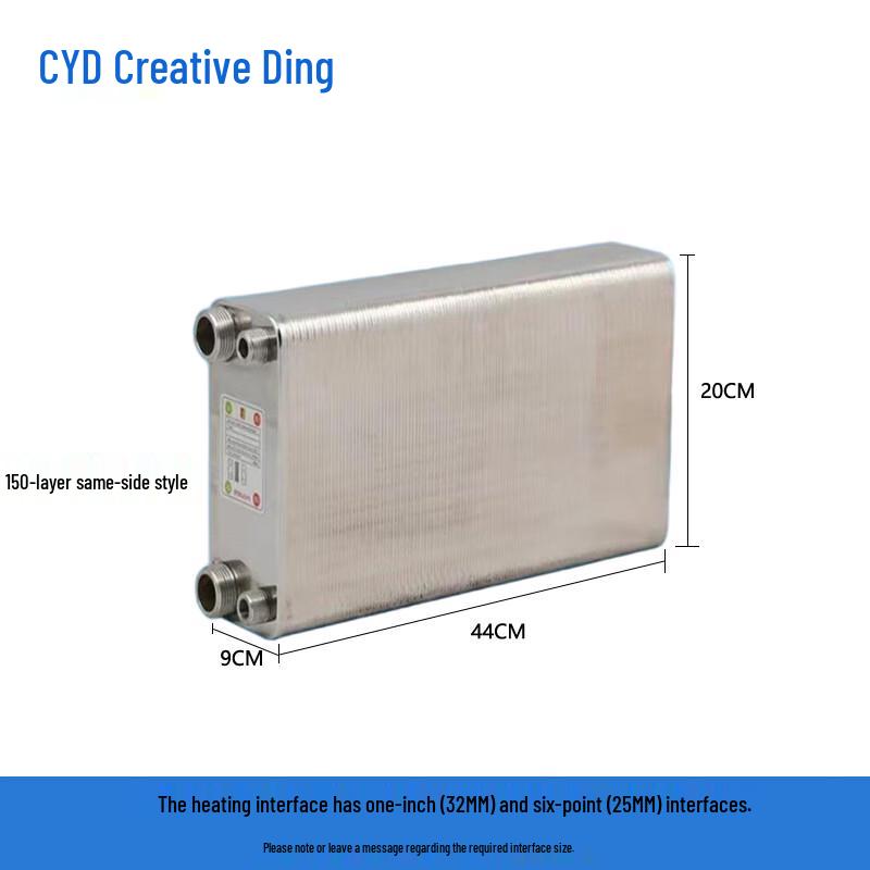 Chuang Yi Ding Stainless Steel Brazed Plate Heat Exchanger
