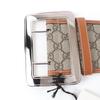 Pristine GUCCI Belt GG Supreme Wide Belt Brown GG Supreme Women 718505 Used