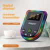 Portable Transmitter Receiver with LED Display TF Card Support AUX HIFI Sound Adapter for Car PC TV Headphones Speakers