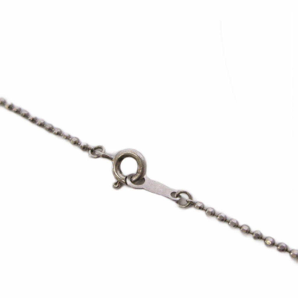 Used Justin Davis Justin Davis Necklace Pendant Crown Crown Chain 925 Silver /AN34