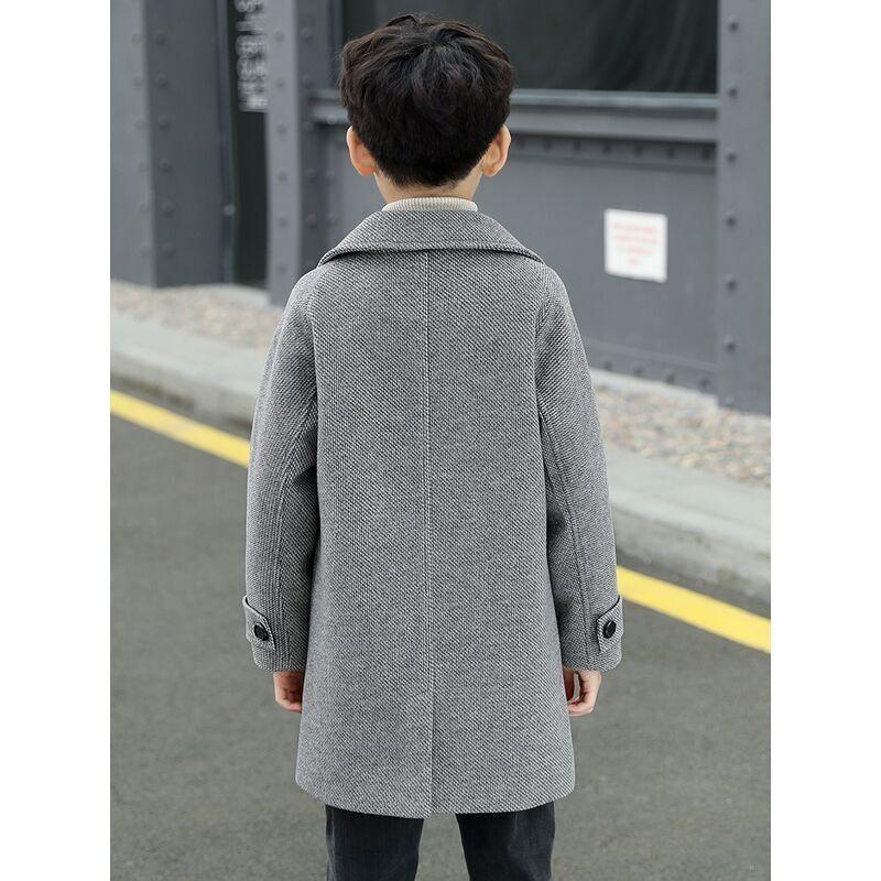 Boys' Thick Wool Coat, Autumn/Winter Children's Padded Coat