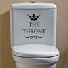 The Throne Self-Adhesive Vinyl Toilet Sticker