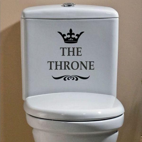 The Throne Self-Adhesive Vinyl Toilet Sticker