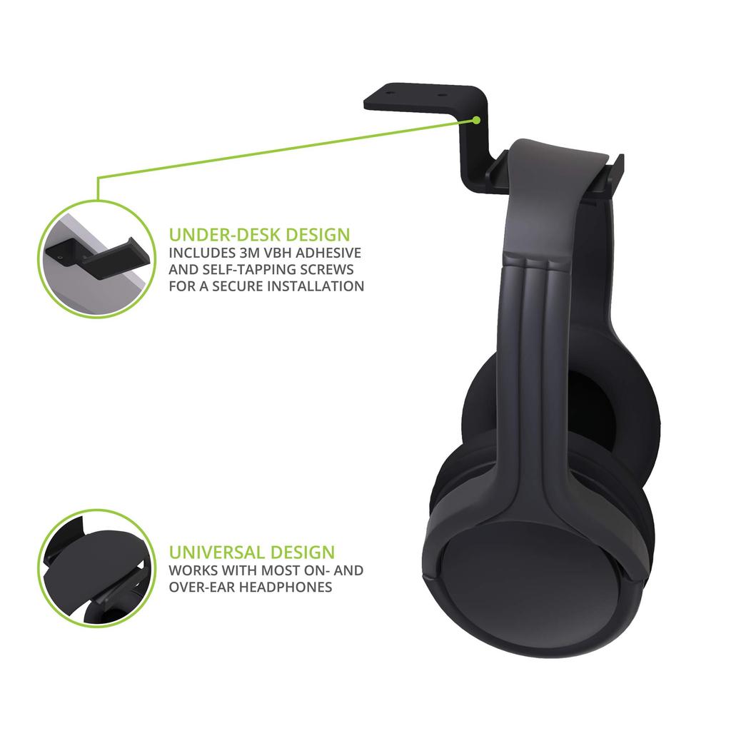 Kanto Headphone Hook HH Black