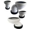 Bathroom Toilet Pipe Connectors Flush Offset Toilet Flange Fitting Change Place Connectors for Tub Waste Drain System