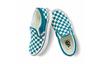Vans Low Top Kids' Skateboarding Shoes White Green Checkerboard Children Aged 3 7 Years Old VN0A5KXM9EX