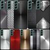 Brushed Metal Texture Steel Print Phone Case For Samsung Galaxy Note 20 Ultra 10 Lite 9 8 M12 M21 M30S M31 M32 M51 M52 S10 S9 S8