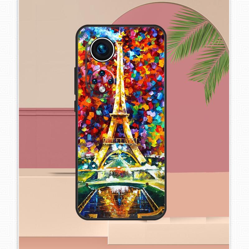Eiffel Tower Paris Case For Honor Magic 5 6 7 8 Pro Honor 400 Lite 200 X9c X9b X9a X8b X8a X8c 50 70 90 Cover