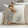 M-Mariano Di Vaio Cushion Cover Cushion Cover Pillowcase, Anti-Mite Invisible Zipper, Linen Sofa Cushion