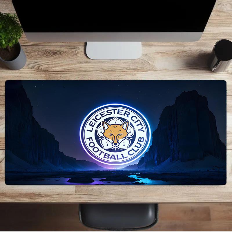Leicester Football Club Crest Mouse pad, Gaming Mouse Pad, keyboard pad, Desk Decor for computer notebook Fan Gift Birthday Gift