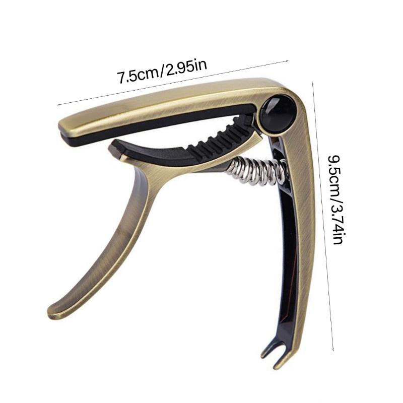 Moving Capo Sliding Capo Adjustable Capo for Tuning Tone of String Instruments for Electric Acoustic Guitars