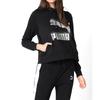 Puma Casual Sports Hoodie Women Tops Black 595915-71