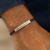 Dehnbares Graviertes Buchstabenarmband Seil Inspirierende Armbänder Geburtstagsgeschenke