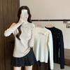 Damen Herbst Winter Rollkragen Strickpullover Weiblich Slim Sexy Aushöhlen Kaschmir Pullover
