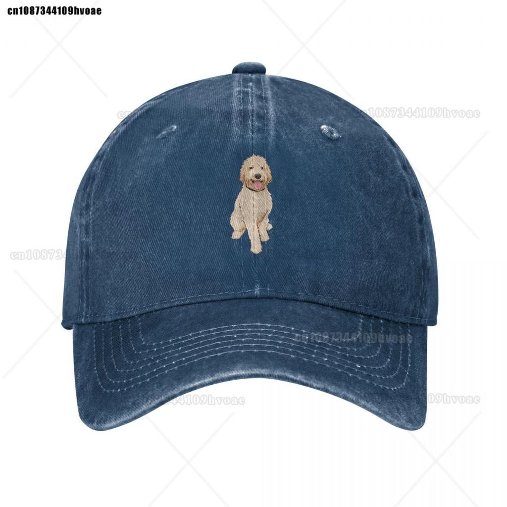 Golden Doodle Baseball Cap for Men Original Mesh Baseballs Caps Funny Adjustable Summer Dad Gift