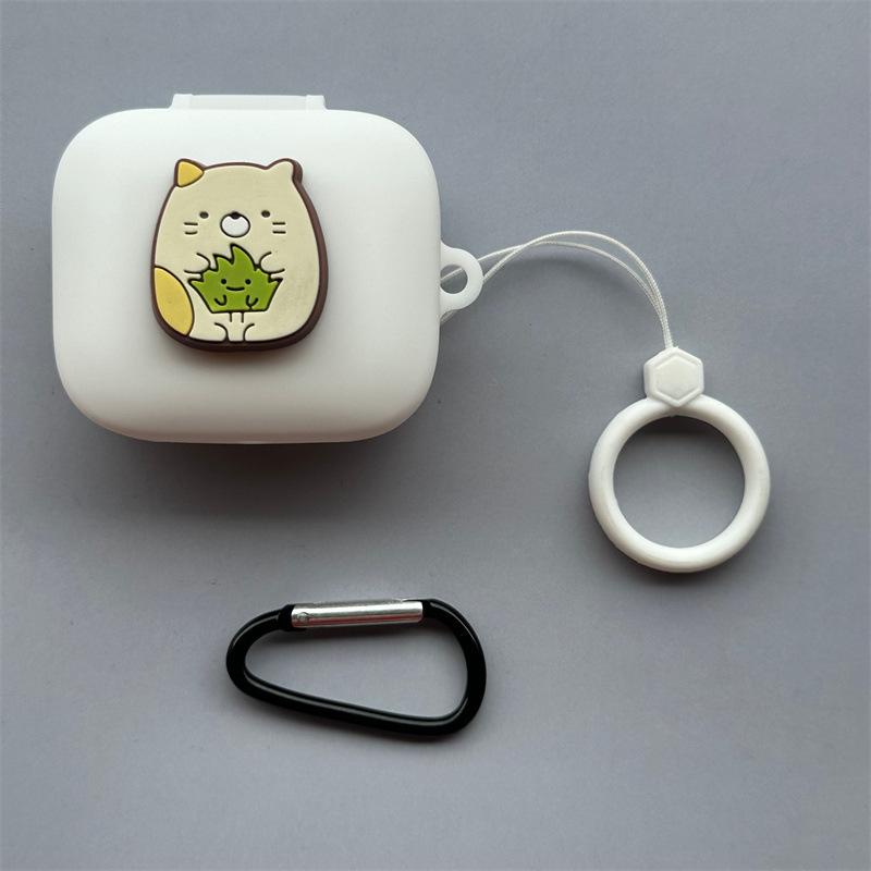 For Soundcore C10i Wireless Bluetooth Headset Case Butterfly Silicone Fashion Soft Case