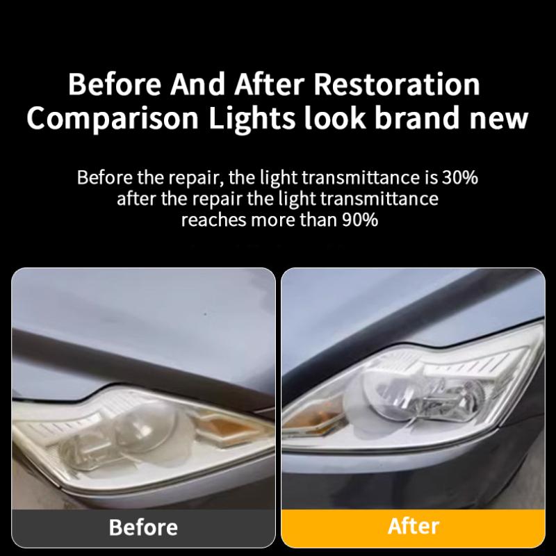 Headlight Polish Headlight Restoration Polish Kit Liquid Vaporizer Polymer Liquid Anti-scratch Scratch Clean Maintenance